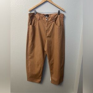Urban Outfitters Brown Cotton Utility Pants Size 36 Straight Leg